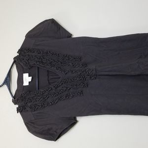 Ann Taylor Loft ladies brown dress shirt